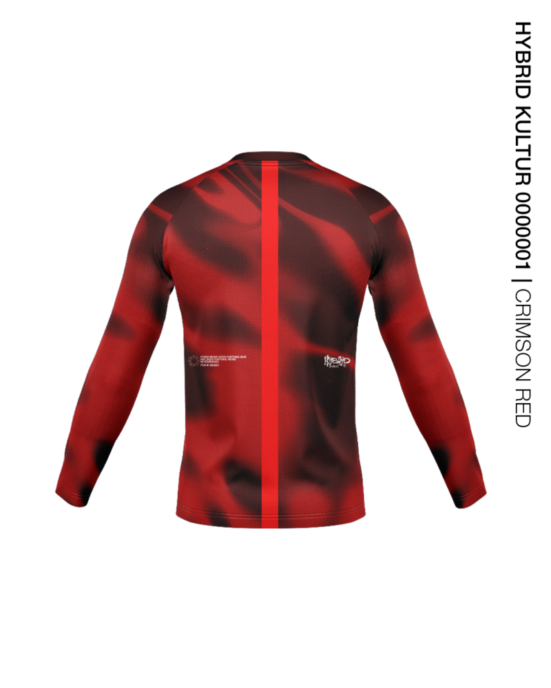 Alternative view of Hybrid Kultur 0000001 - Crimson Long Sleeve